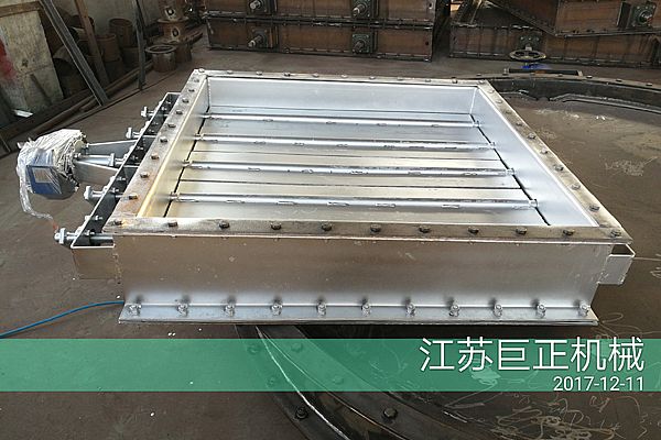 方形擋板門（寬8m）完工，待包裝