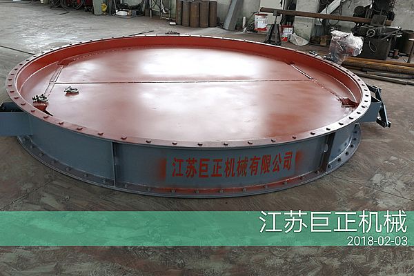 圓形擋板門（直徑270cm）完工了，準(zhǔn)備發(fā)往江西客戶